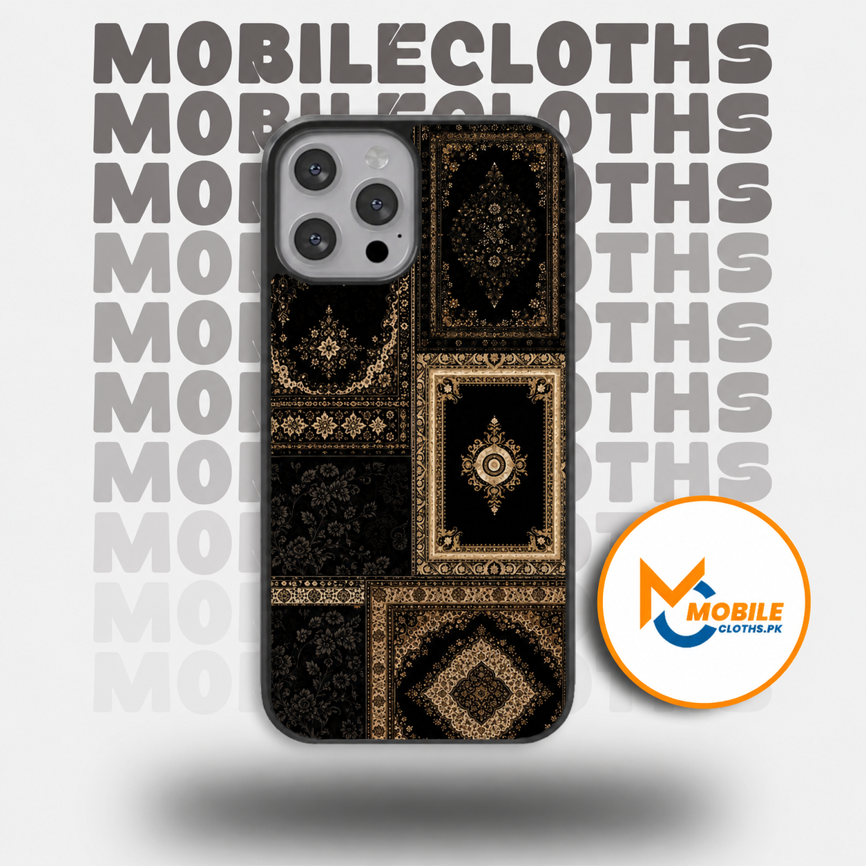 Arabic Calligraphy Case Blue