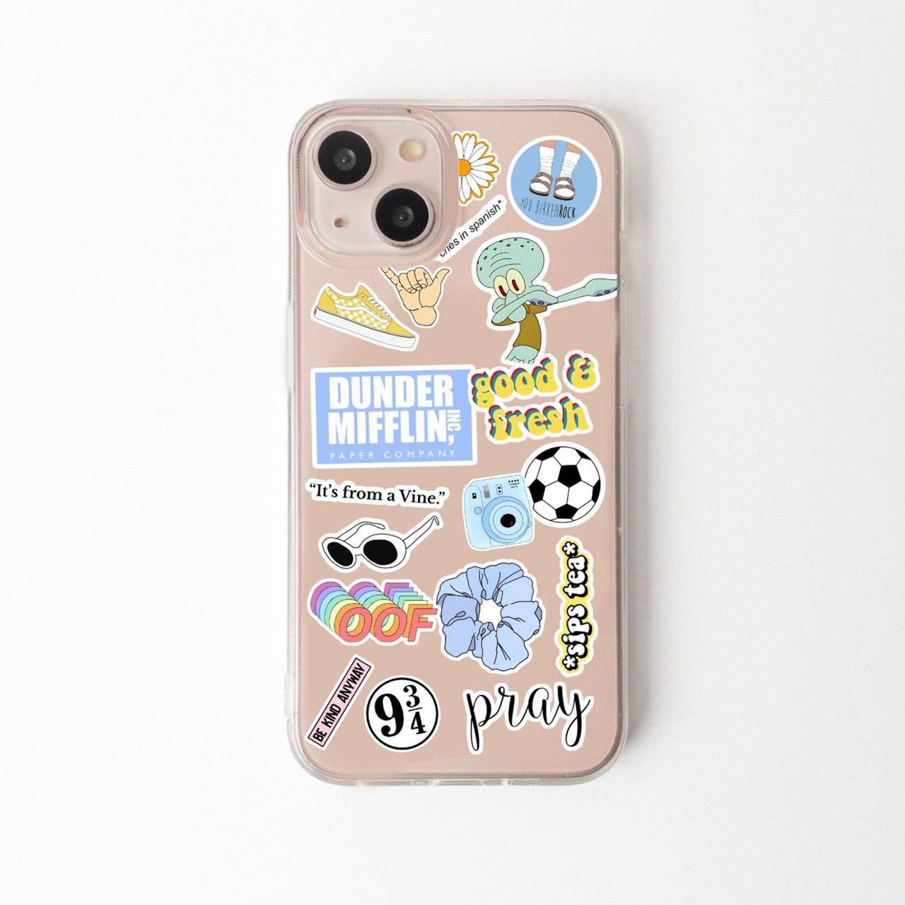 Stickers Clear Case