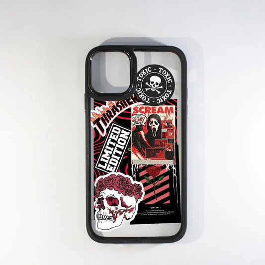 Scream black border case