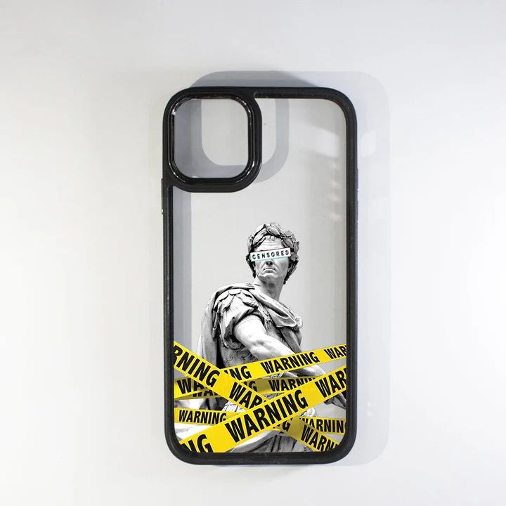 Warning black border case