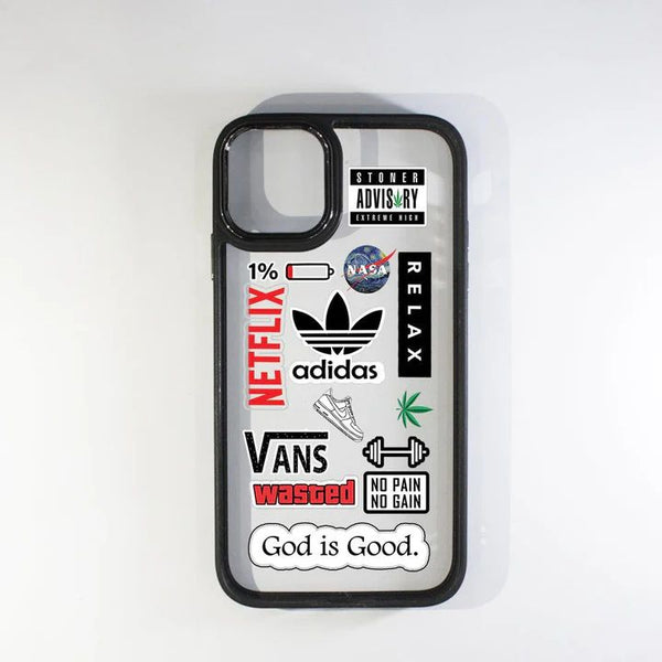 Adidas Black border case