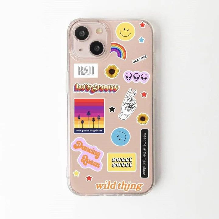 Stickers Clear Case