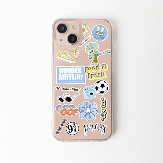 Stickers Clear Case 2