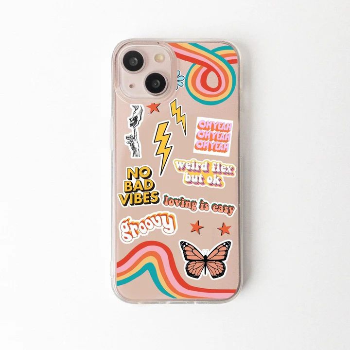 No Bad Vibes Clear Case