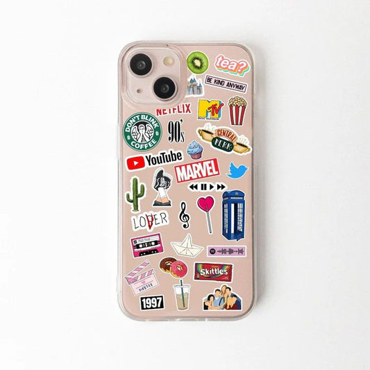 Stickers Clear Case 5