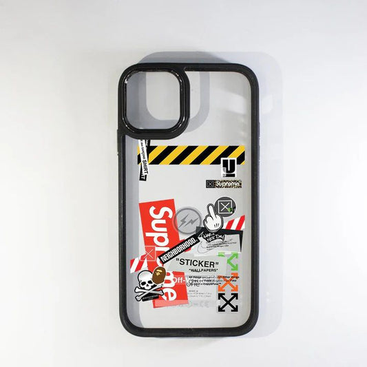 Supreme Black Boder Case