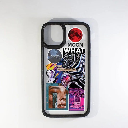 Moon Black Boder Case