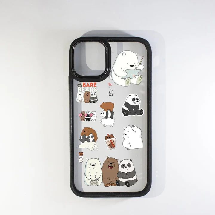 We Bare Bear Black Boder Case