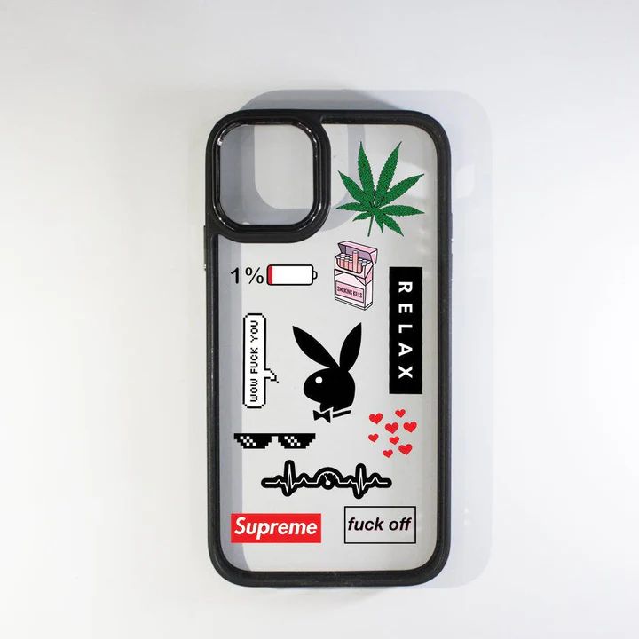 Stickers black Boder case