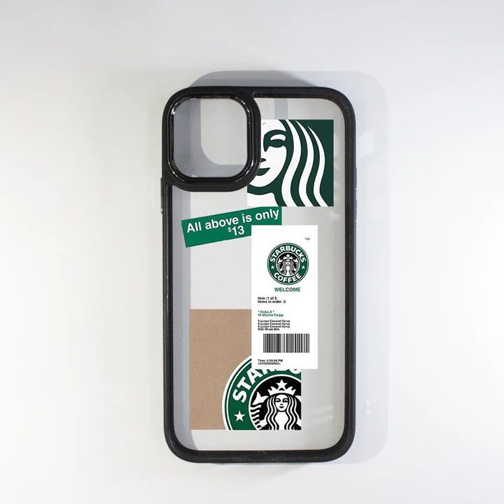 Star bucks black boder case