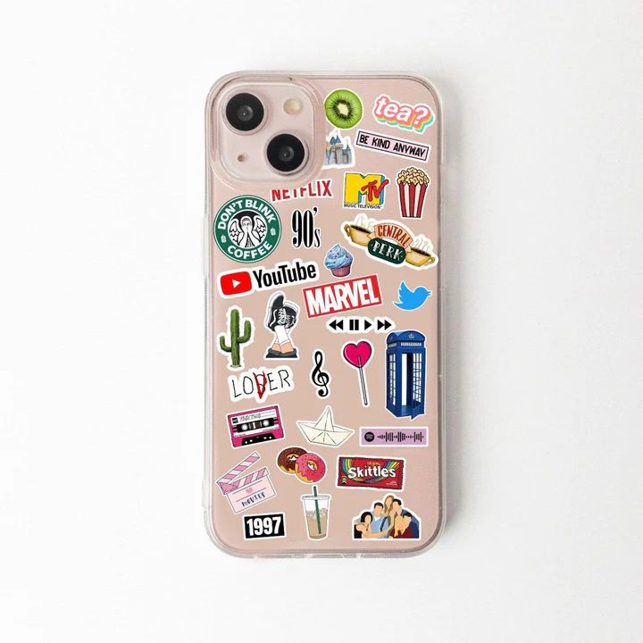 Stickers Clear Case